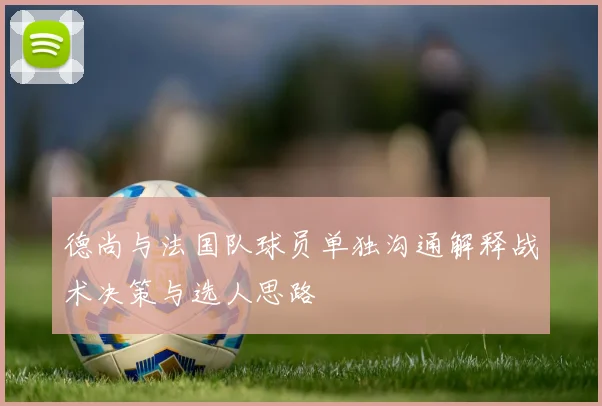 德尚与法国队球员单独沟通解释战术决策与选人思路